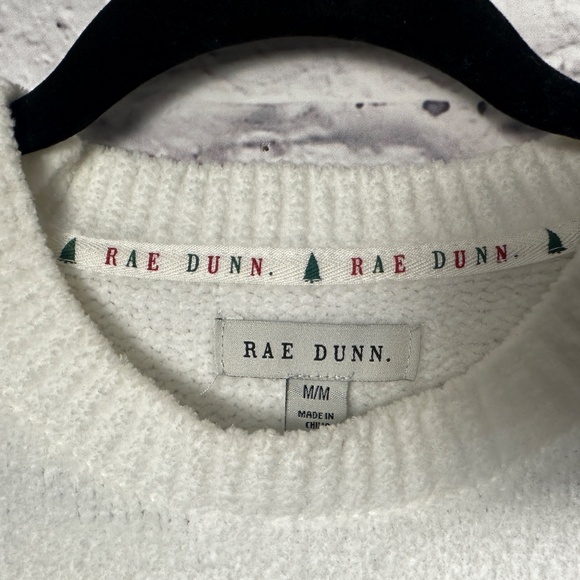 Rae Dunn “MERRY.” White Cozy Holiday Sweater | Christmas Pullover | Size ___ - Picture 8 of 8